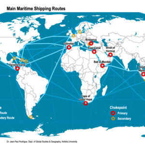 La geopolitica delle rotte marittime